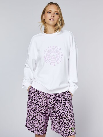 CHIEMSEE Sweatshirt in White: front