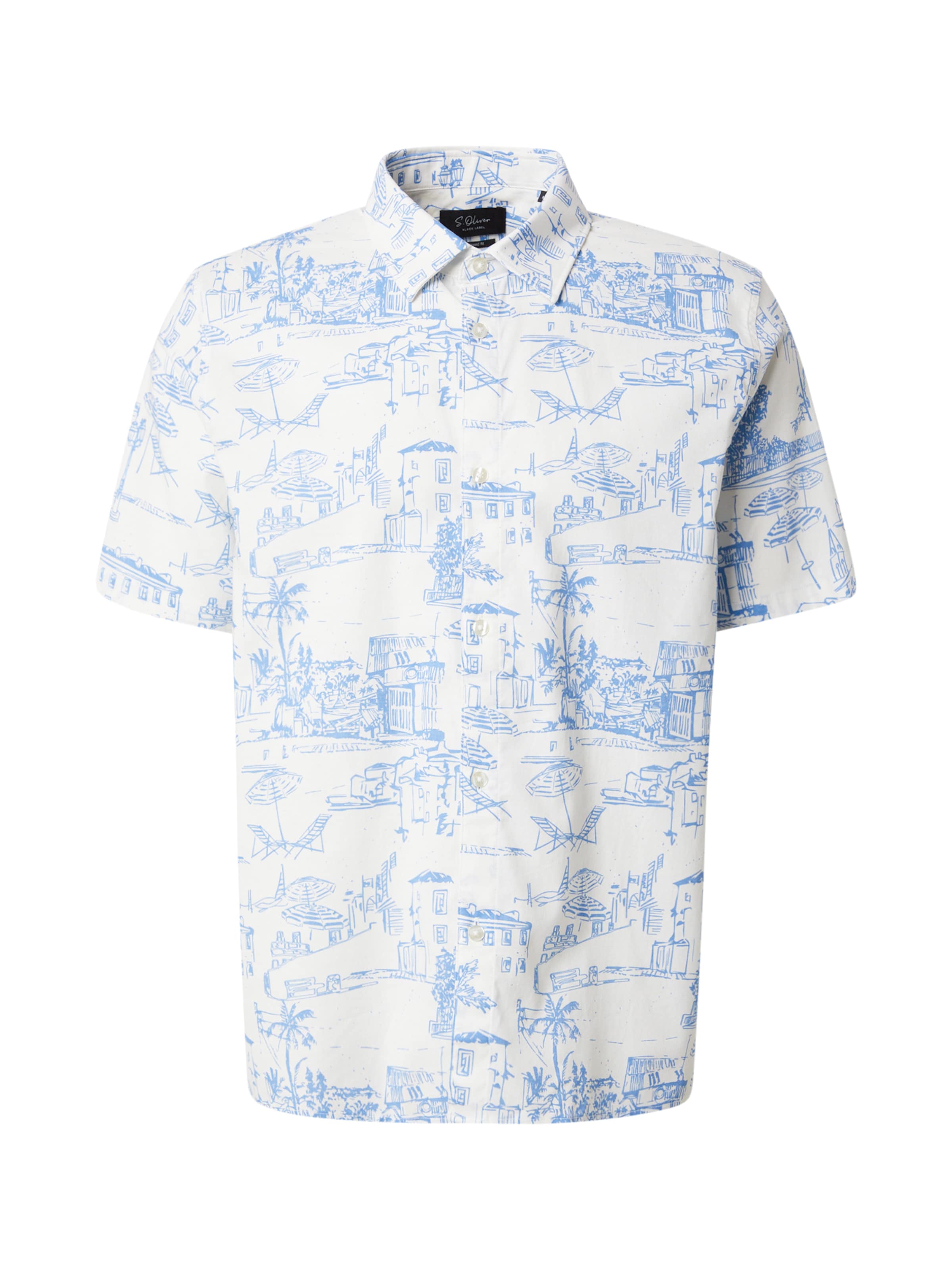 Comfort fit Camicia di s.Oliver in bianco: frontale