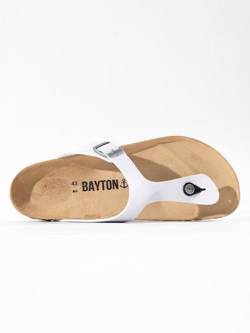 Bayton - Sandalias de dedo 'Mercure' en blanco