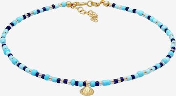 ELLI Fußschmuck Muschel in Blau: predná strana