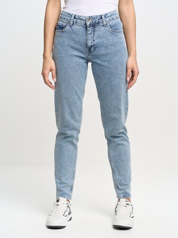 BIG STAR Tapered Jeans 'Maggie' in Blauw: voorkant