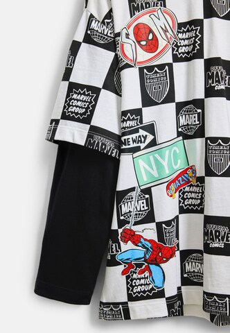 Desigual - Camiseta 'Combined Marvel' en negro