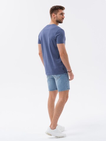 Ombre Shirt 'S1742' in Blauw