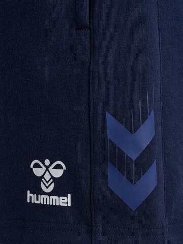 Hummel Regular Sportbroek 'TRAVEL ' in Blauw