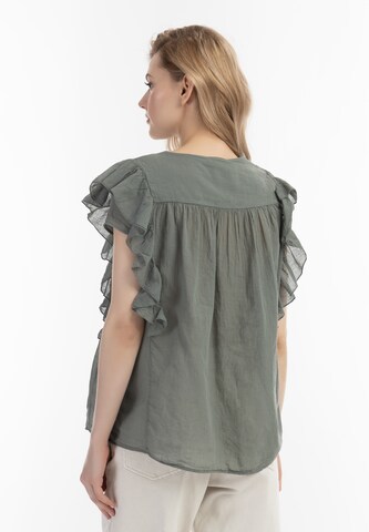 DreiMaster Vintage Blouse in Green