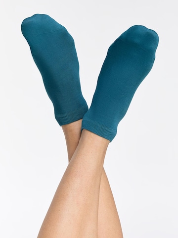Albero Natur Ankle Socks in Blue
