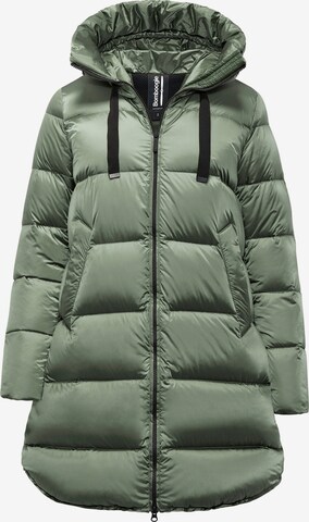 BOMBOOGIE Winter Coat in Green: front