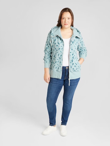 Ragwear Plus Sweatjacke 'NESKA' in Blau