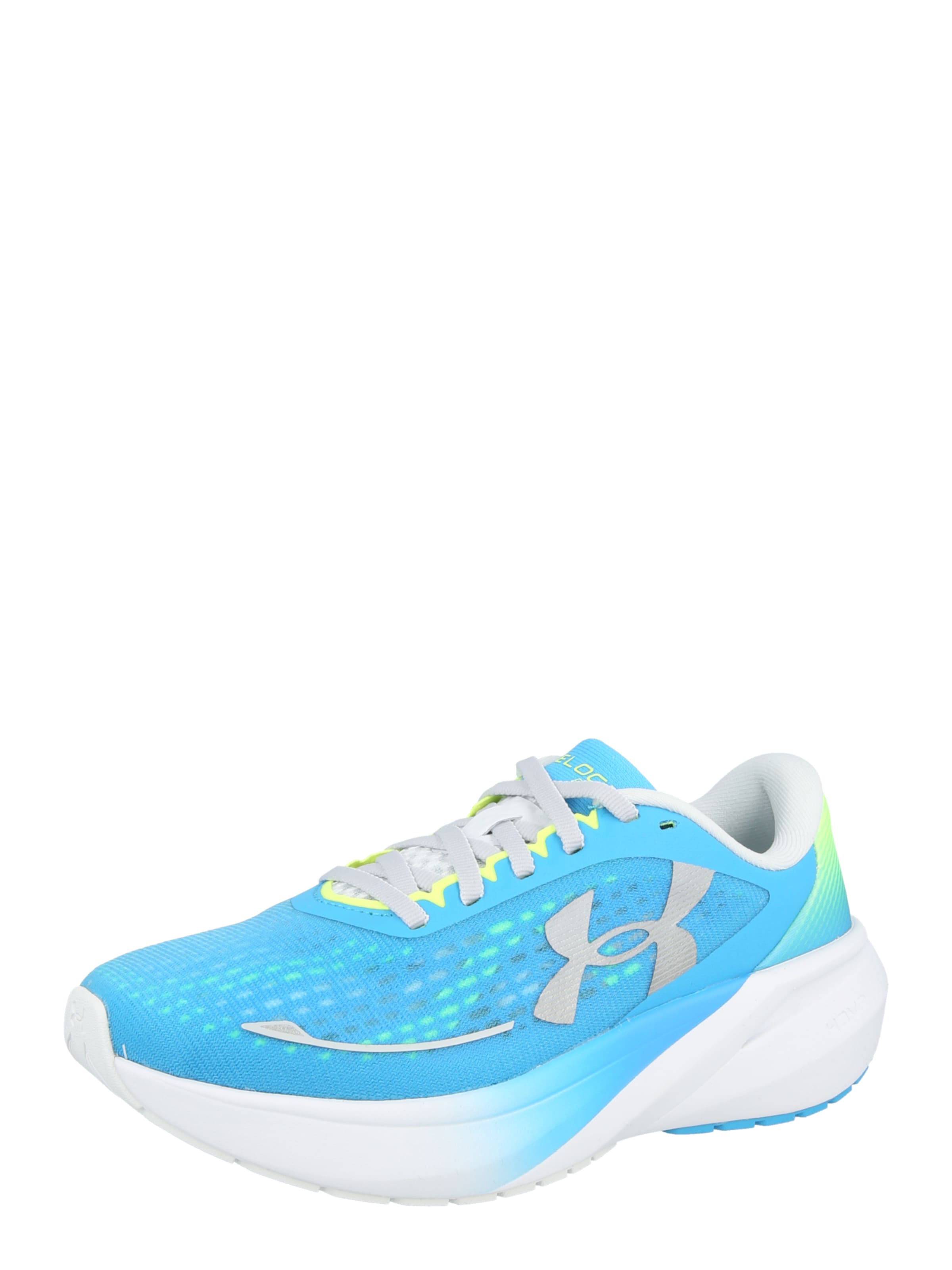Scarpa da corsa 'Velociti Pace' in 35,5 UNDER ARMOUR di colore blu neon / giallo / grigio argento / verde chiaro, Visualizzazione prodotti