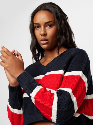 Pull-over Tommy Jeans Curve en bleu