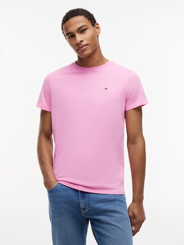 Tommy Jeans Paita värissä vaaleanpunainen: etupuoli