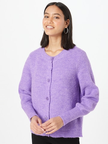 ONLY Knit Cardigan 'Clare' in Purple: front