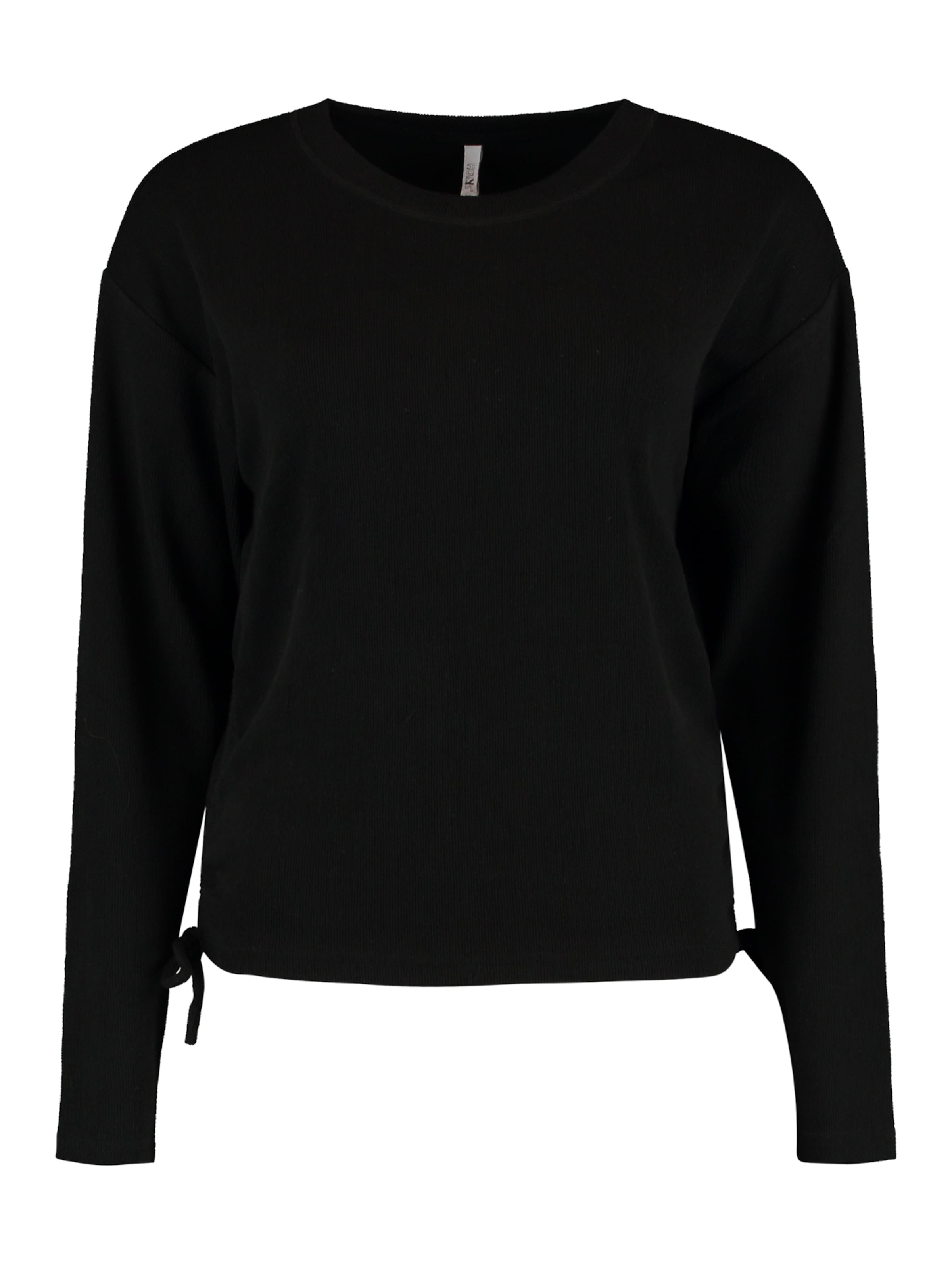 Hailys - Camiseta 'Jolien' en negro: frente