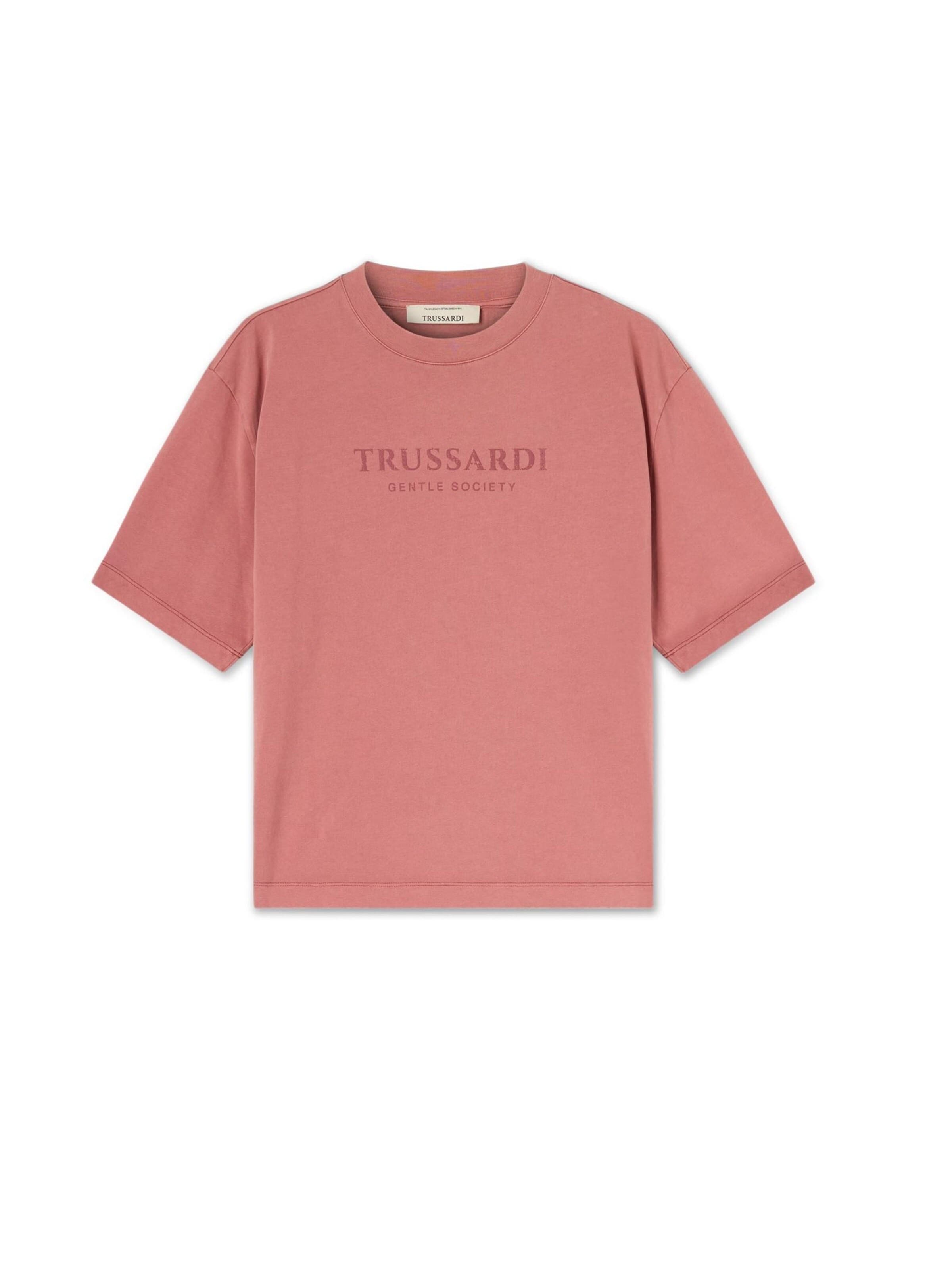 Maglietta di Trussardi in rosa: frontale