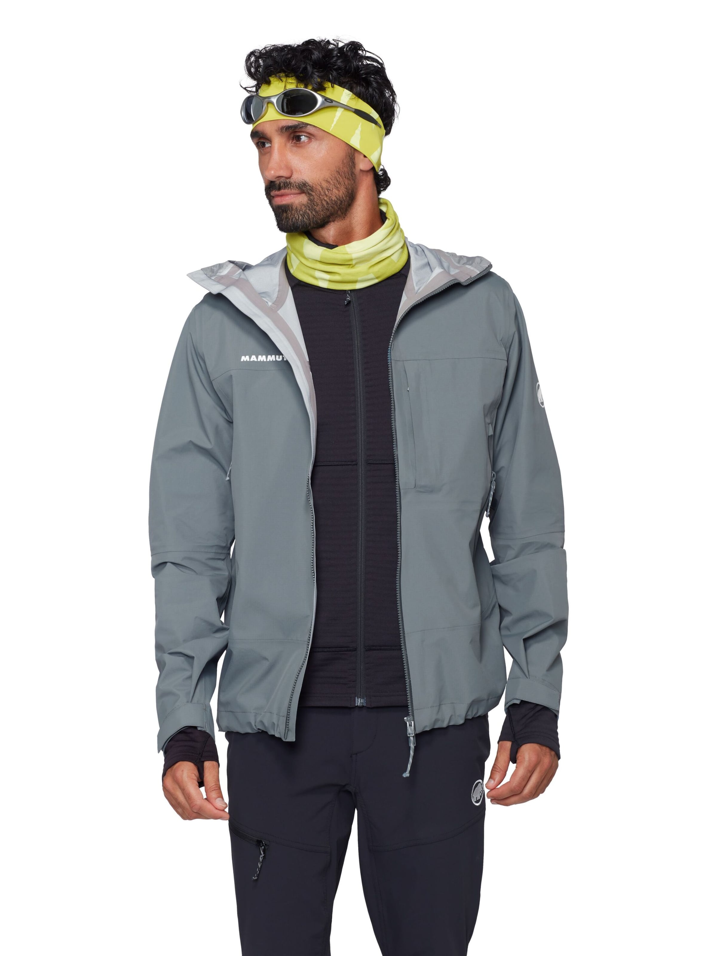 MAMMUT Athletic Jacket in Grey: front