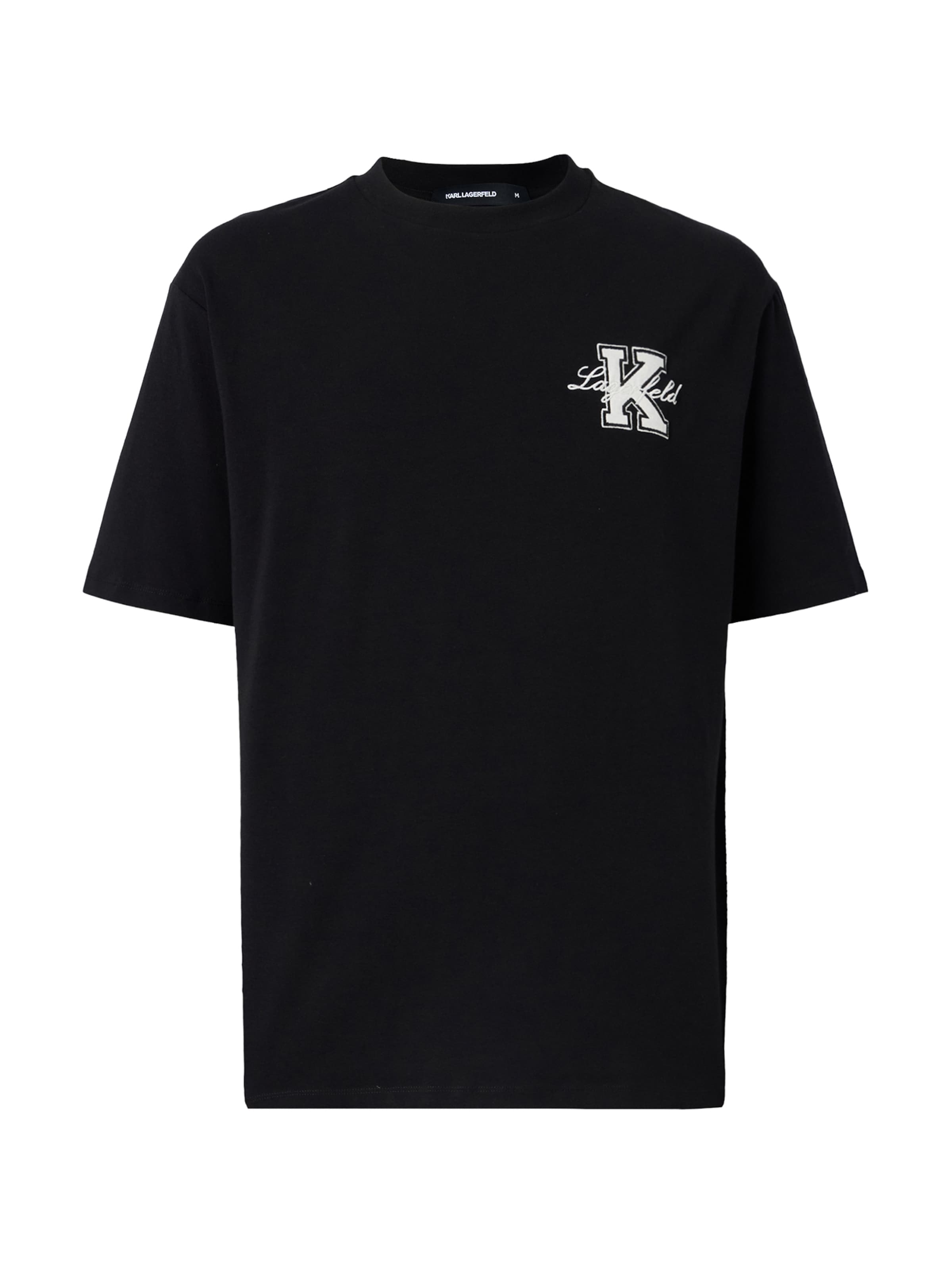 Karl Lagerfeld T-shirt i svart: framsida