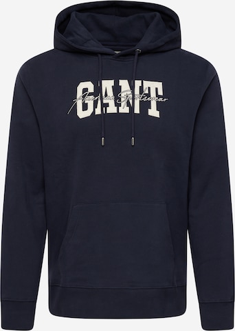 Sweat-shirt GANT en bleu : devant