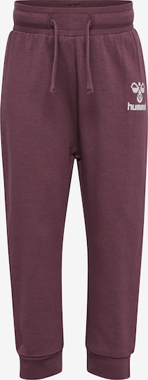 Hummel Pantalon en violet foncé / blanc, Vue avec produit
