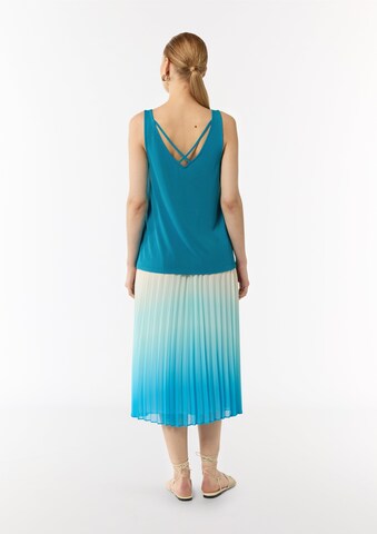 COMMA Top in Blue: back