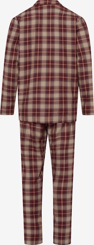 Hanro Long Pajamas ' Cozy Comfort ' in Red