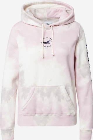 Sweat-shirt 'TECH CORE' HOLLISTER en beige : devant