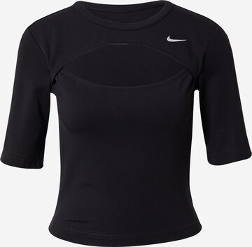 T-shirt Nike Sportswear en noir : devant