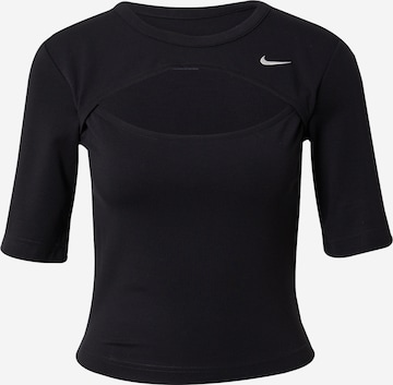 T-shirt Nike Sportswear en noir : devant