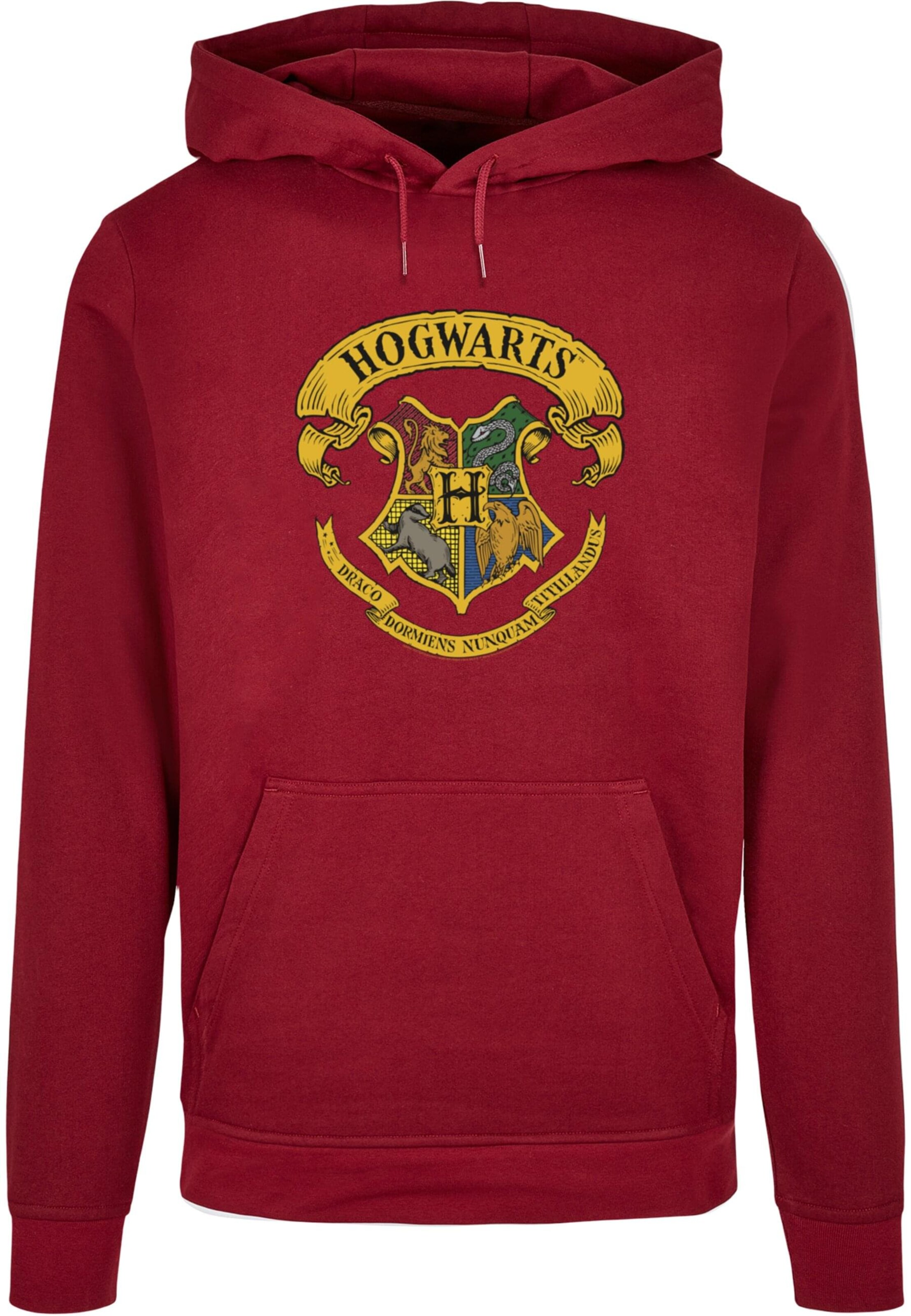 ABSOLUTE CULT Sweatshirt 'Harry Potter - Hogwarts Ribbon Crest' in Rot: Vorderseite