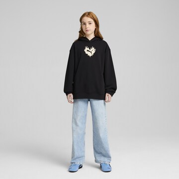 PUMA Sweatshirt 'Flaming Love' in Black