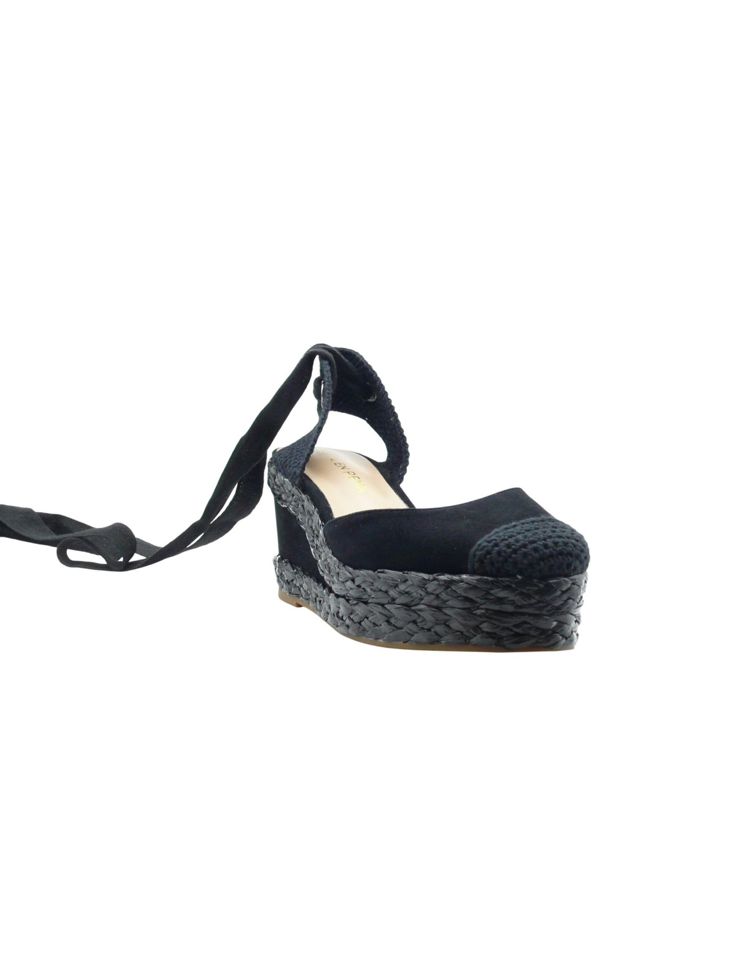 Alma En Pena Espadrilles‌‌‌‌‌‌ in Schwarz: Vorderseite