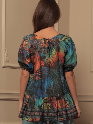 JIORO Bluse 'AMAZONIA' in Mischfarben