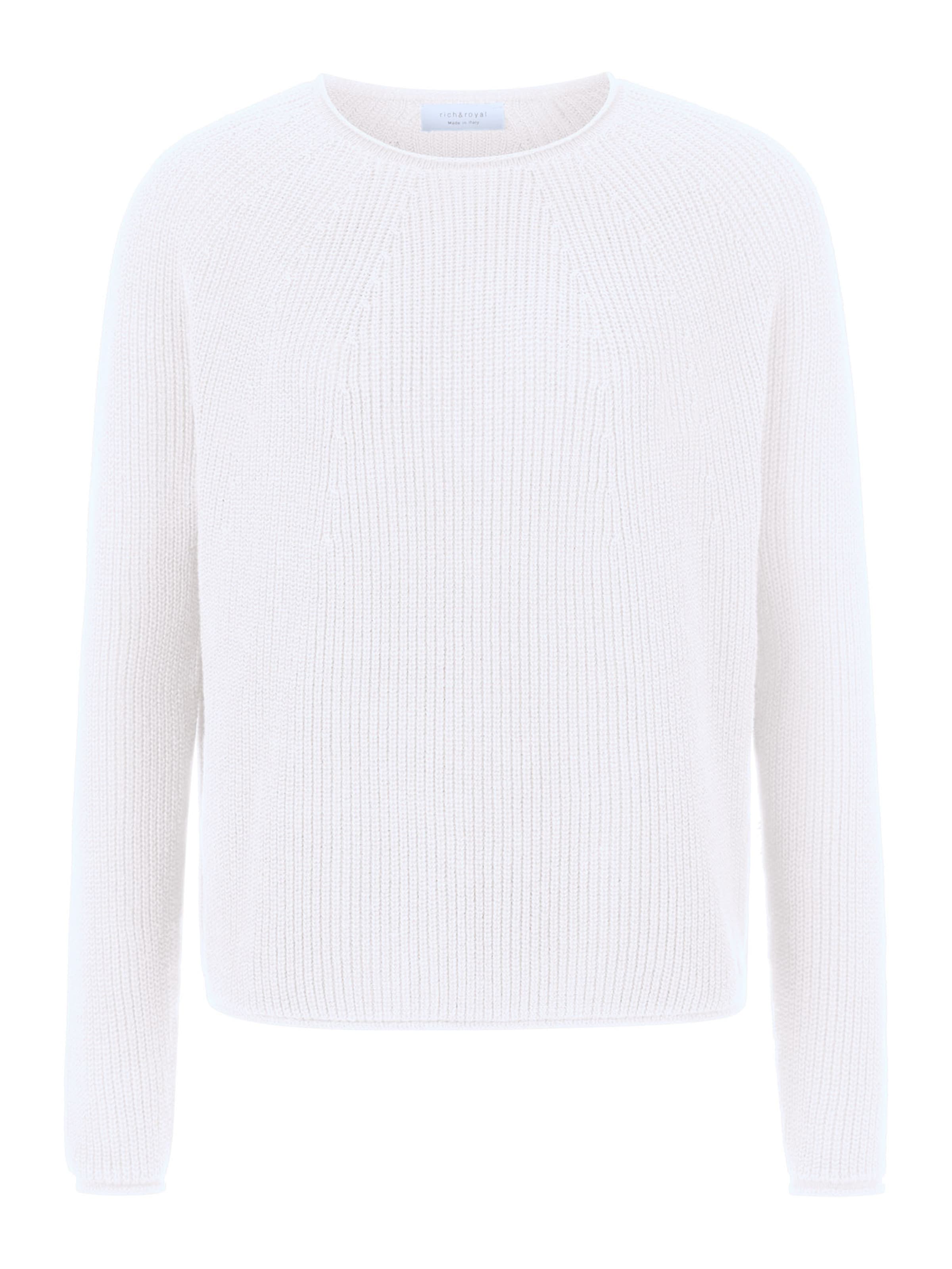 Rich & Royal Pullover i hvid: forside