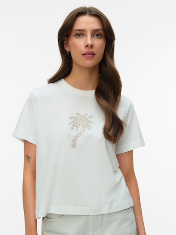 VERO MODA Shirt 'VMPALMA METTE' in White: front