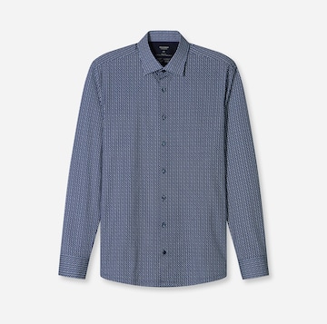 OLYMP Regular Fit Hemd in Blau: Vorderseite