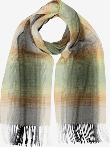 COLLEZIONE ALESSANDRO Schal 'Manchester' in Grün: Vorderseite