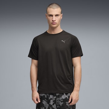 PUMA Funktionsshirt 'PWRTrain' in Schwarz: Vorderseite
