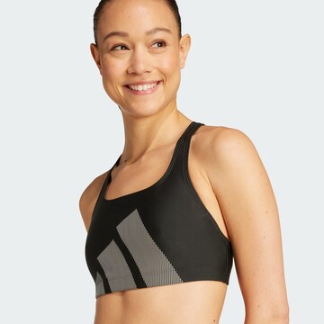 ADIDAS PERFORMANCE Bralette Sports bikini 'Big Bars' in Black