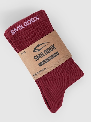 Smilodox Athletic Socks in Red