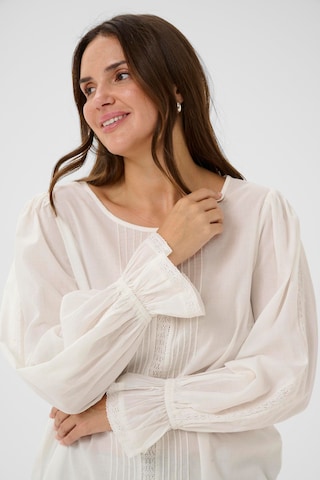 KAFFE CURVE Blouse 'KCclara' in White