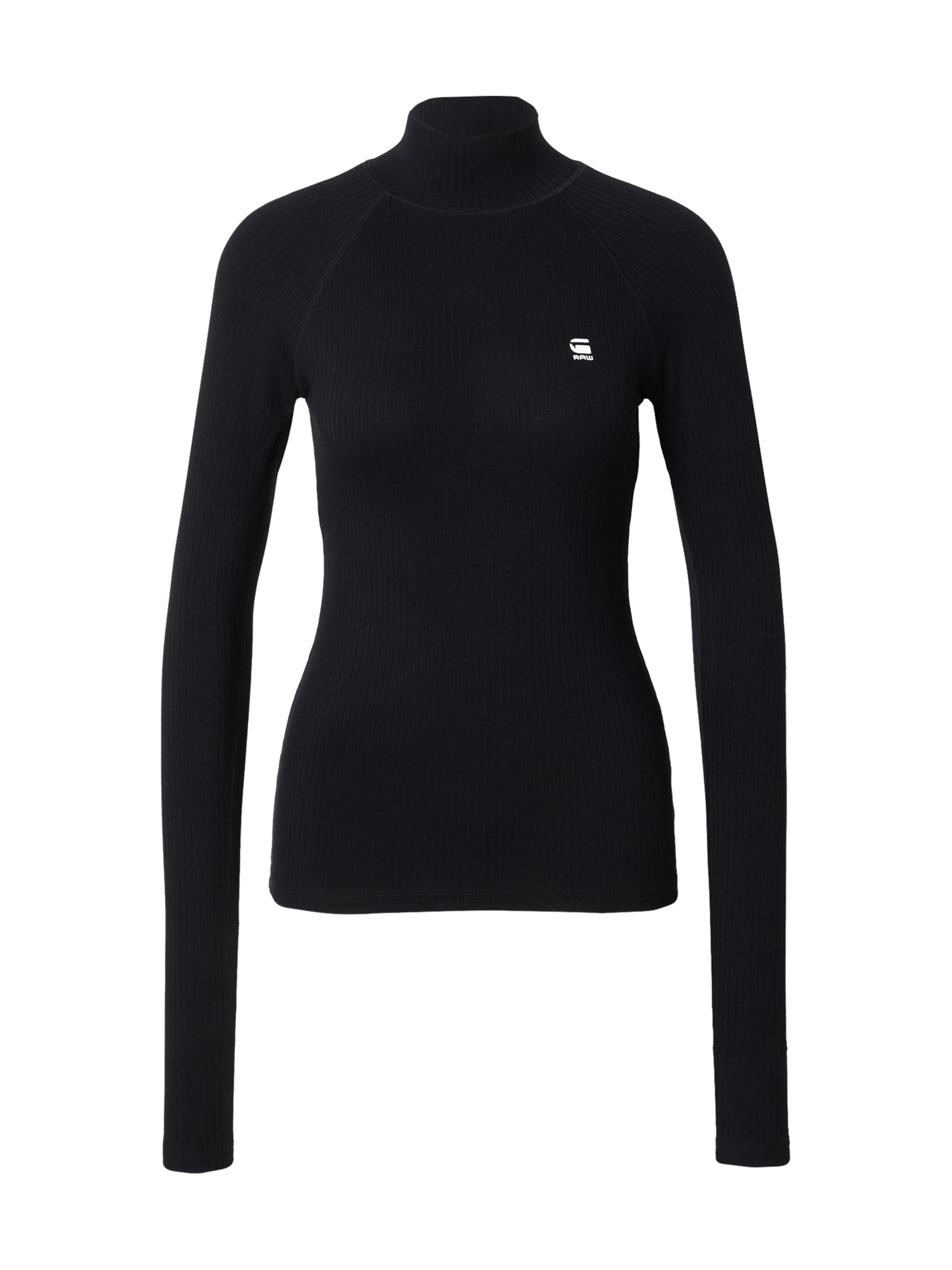 G-STAR Shirt in Zwart: voorkant