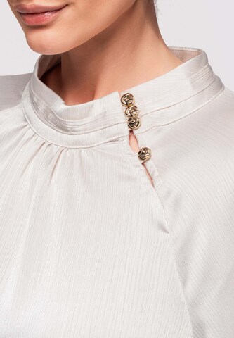 Ombre Blouse in Wit