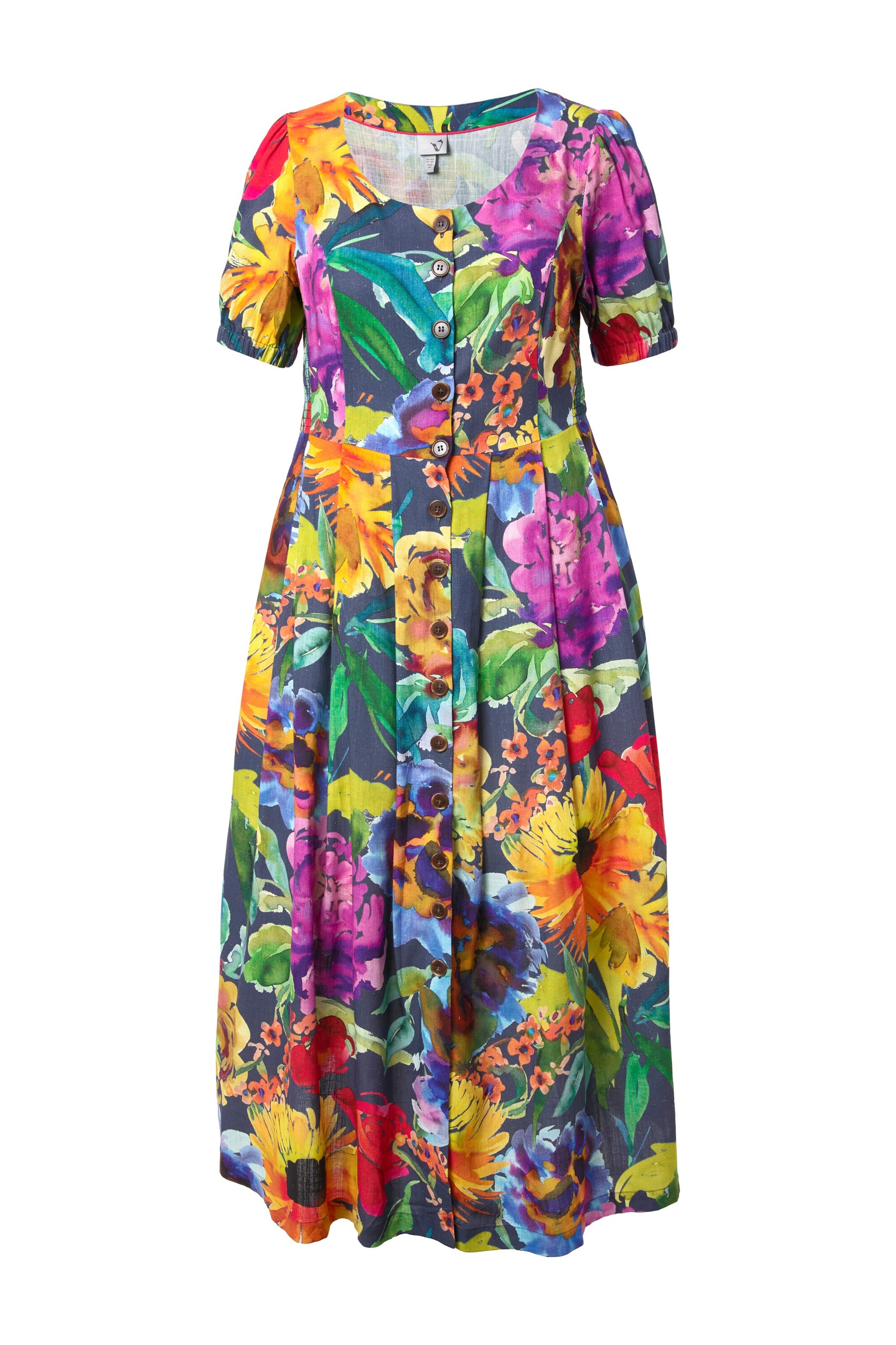 Ulla Popken Kleid in mischfarben, Produktansicht