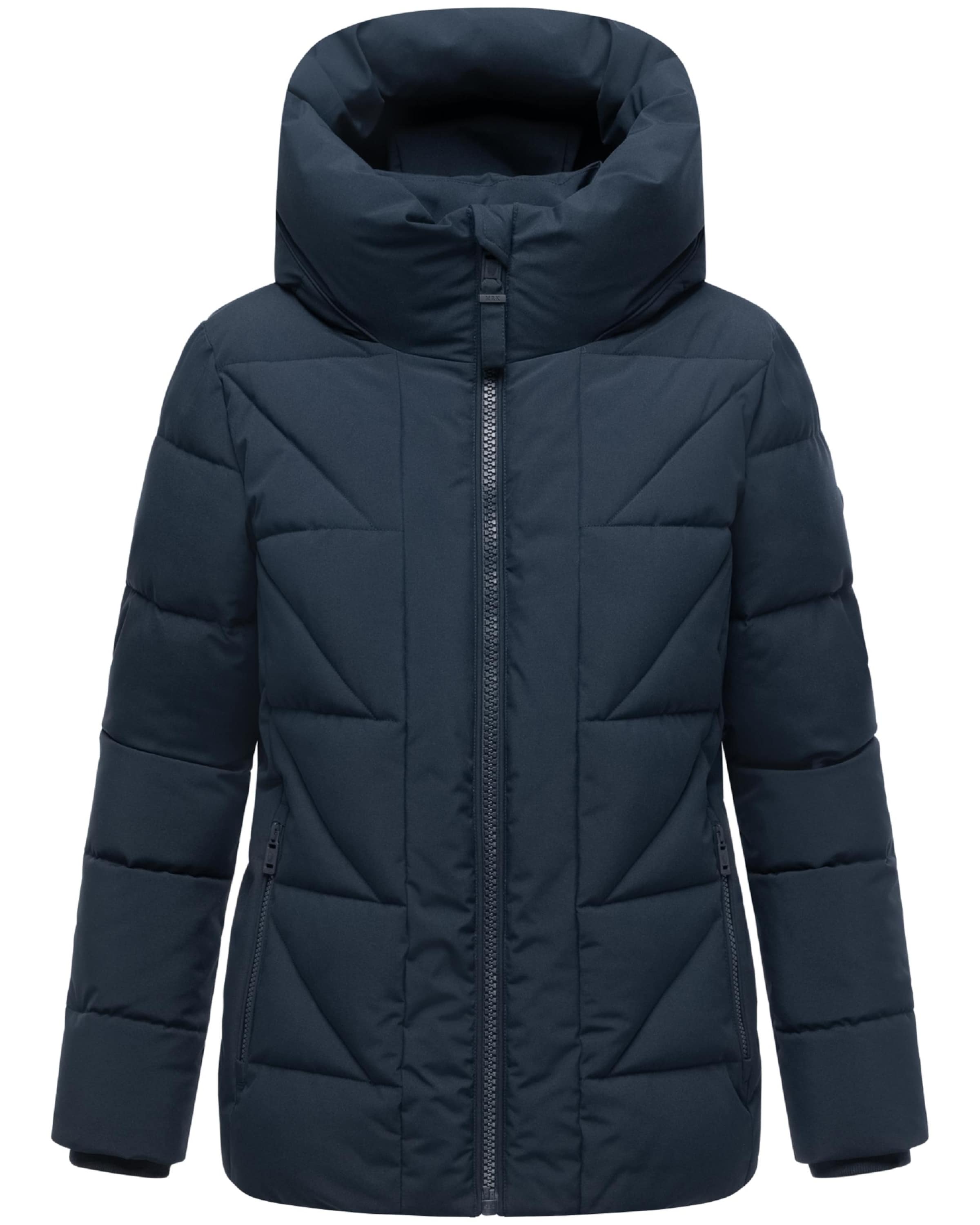 Veste d’hiver 'Kuschelnasee 16' MARIKOO en bleu : devant