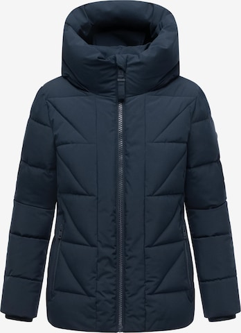 MARIKOO Зимняя куртка 'Kuschelnasee 16' в Синий: спереди