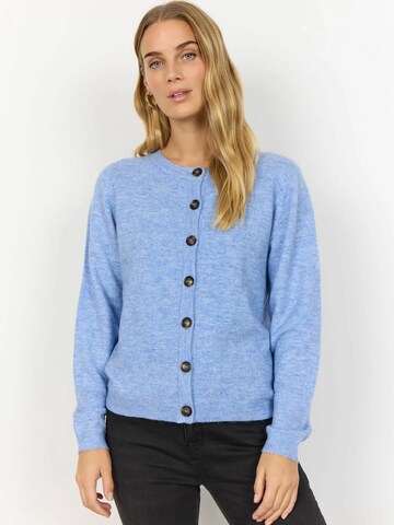 Soyaconcept Gebreid vest 'ORLEAN' in Blauw: voorkant