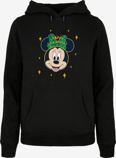 ABSOLUTE CULT Sweat-shirt 'Minnie Mouse - Happy Christmas' en beige / bleu marine / vert / noir, Vue avec produit
