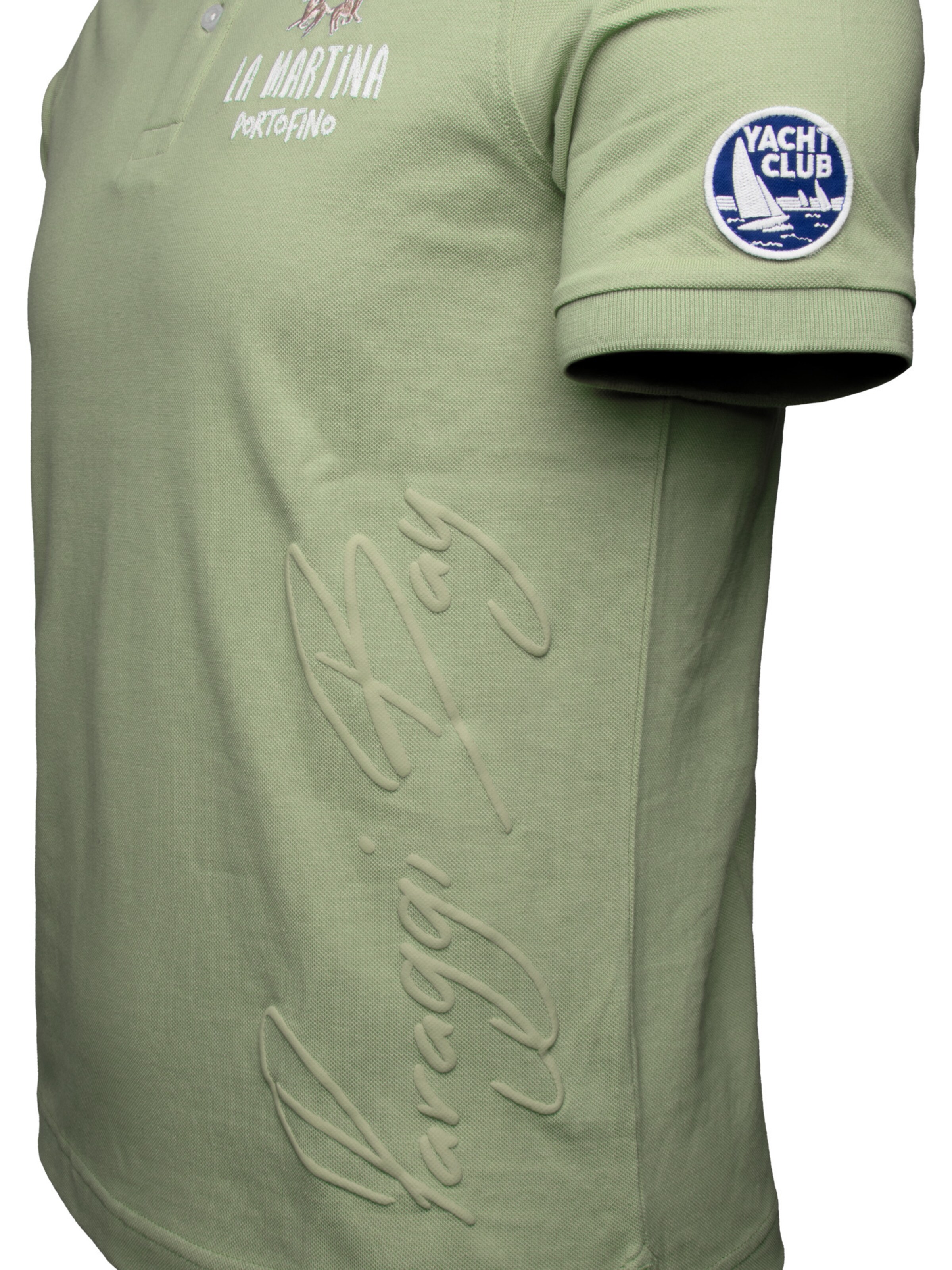 T-Shirt 'Map316' La Martina en vert