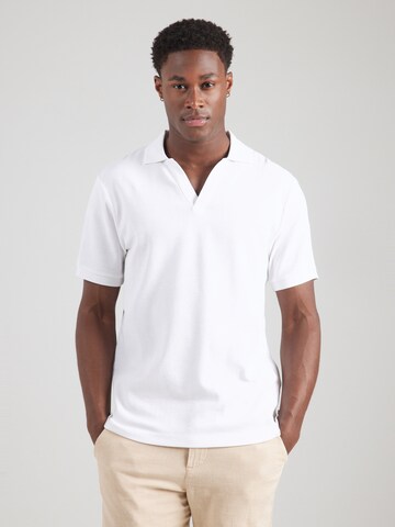 Hackett London - Camiseta 'JOHNNY' en blanco: frente