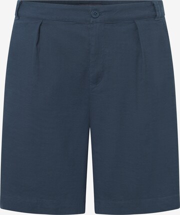 NYDJ Pleat-Front Pants in Blue: front