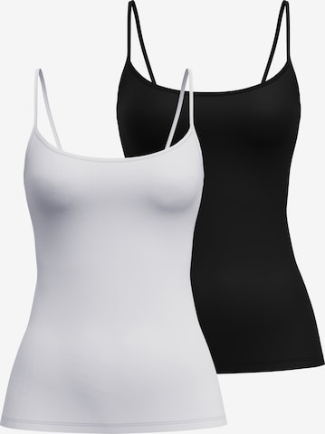 CALIDA Undertrøje 'Sleek Skin' i sort: forside